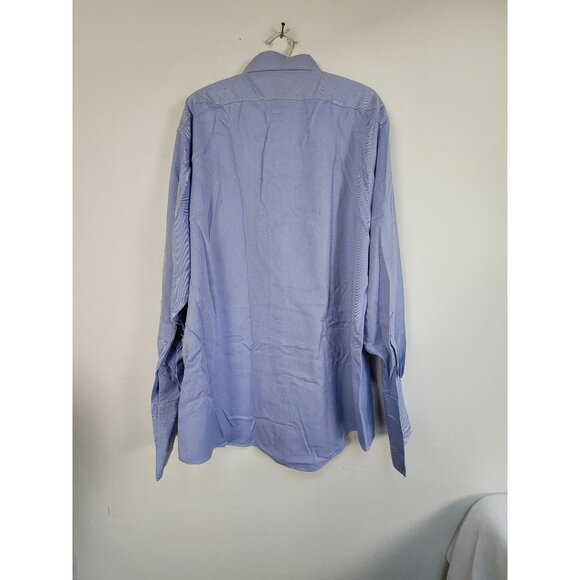 Brooks Brothers Mens Golden Fleece Non-Iron Button-Up Dress Shirt 17 - 35 Blue - Picture 2 of 8